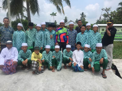 Di Desa Baganjaya, Sekda Rohil Lakukan Kunjungan Silaturahmi ke Ponpes As-Sunnah